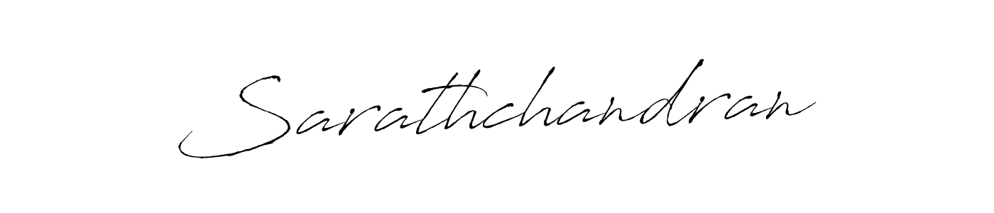 Sarathchandran stylish signature style. Best Handwritten Sign (Antro_Vectra) for my name. Handwritten Signature Collection Ideas for my name Sarathchandran. Sarathchandran signature style 6 images and pictures png