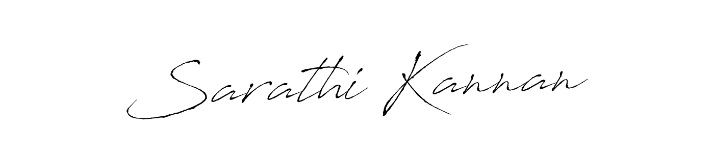 Sarathi Kannan stylish signature style. Best Handwritten Sign (Antro_Vectra) for my name. Handwritten Signature Collection Ideas for my name Sarathi Kannan. Sarathi Kannan signature style 6 images and pictures png