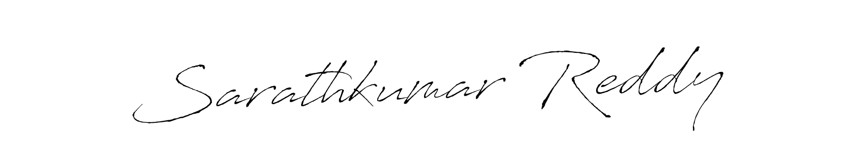 How to make Sarathkumar Reddy name signature. Use Antro_Vectra style for creating short signs online. This is the latest handwritten sign. Sarathkumar Reddy signature style 6 images and pictures png