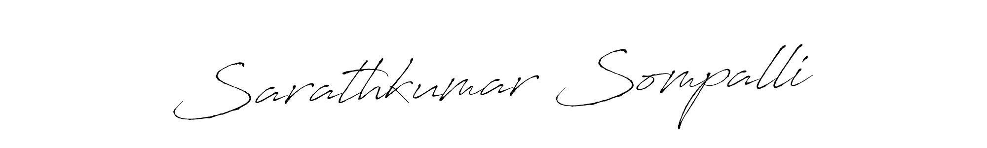 It looks lik you need a new signature style for name Sarathkumar Sompalli. Design unique handwritten (Antro_Vectra) signature with our free signature maker in just a few clicks. Sarathkumar Sompalli signature style 6 images and pictures png