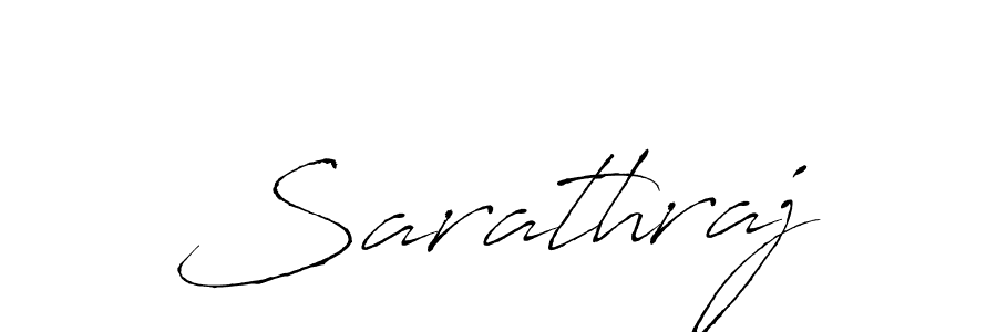 Make a beautiful signature design for name Sarathraj. With this signature (Antro_Vectra) style, you can create a handwritten signature for free. Sarathraj signature style 6 images and pictures png