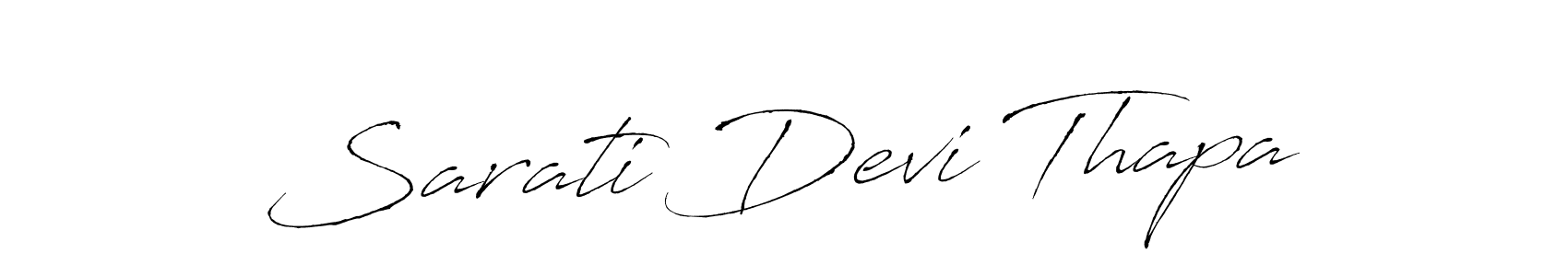 Make a beautiful signature design for name Sarati Devi Thapa. Use this online signature maker to create a handwritten signature for free. Sarati Devi Thapa signature style 6 images and pictures png