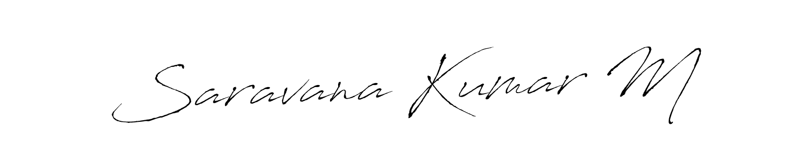 Make a beautiful signature design for name Saravana Kumar M. Use this online signature maker to create a handwritten signature for free. Saravana Kumar M signature style 6 images and pictures png