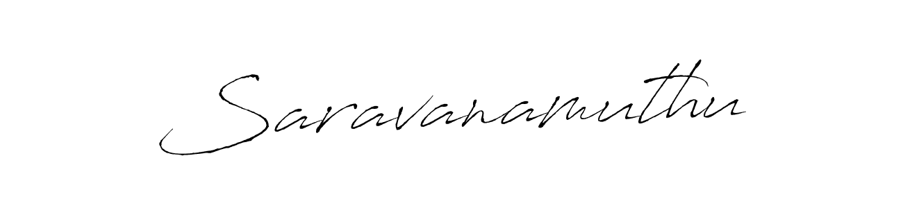 Make a beautiful signature design for name Saravanamuthu. With this signature (Antro_Vectra) style, you can create a handwritten signature for free. Saravanamuthu signature style 6 images and pictures png