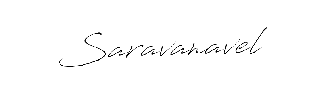 Make a beautiful signature design for name Saravanavel. With this signature (Antro_Vectra) style, you can create a handwritten signature for free. Saravanavel signature style 6 images and pictures png