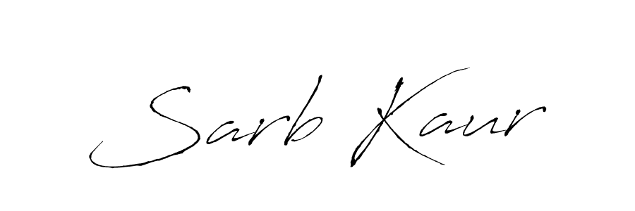You should practise on your own different ways (Antro_Vectra) to write your name (Sarb Kaur) in signature. don't let someone else do it for you. Sarb Kaur signature style 6 images and pictures png