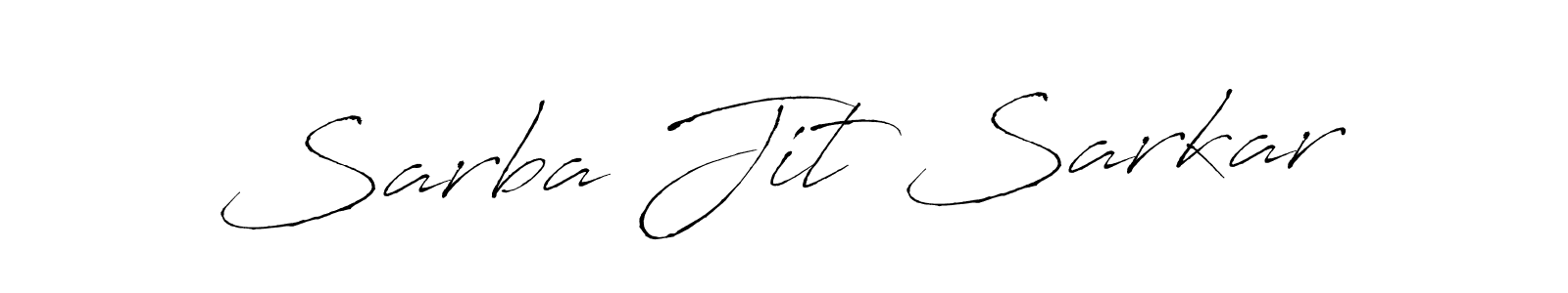 Antro_Vectra is a professional signature style that is perfect for those who want to add a touch of class to their signature. It is also a great choice for those who want to make their signature more unique. Get Sarba Jit Sarkar name to fancy signature for free. Sarba Jit Sarkar signature style 6 images and pictures png