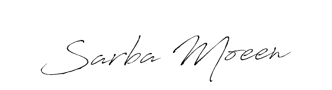 The best way (Antro_Vectra) to make a short signature is to pick only two or three words in your name. The name Sarba Moeen include a total of six letters. For converting this name. Sarba Moeen signature style 6 images and pictures png