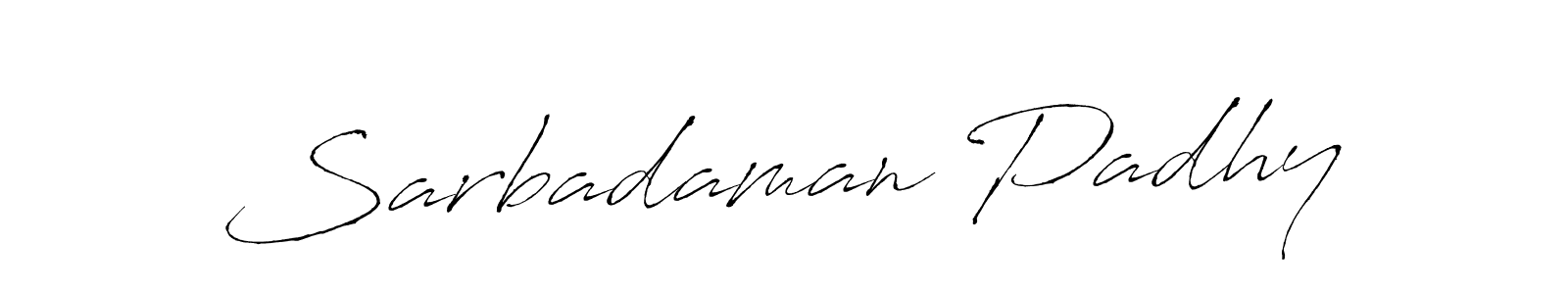 Make a beautiful signature design for name Sarbadaman Padhy. Use this online signature maker to create a handwritten signature for free. Sarbadaman Padhy signature style 6 images and pictures png