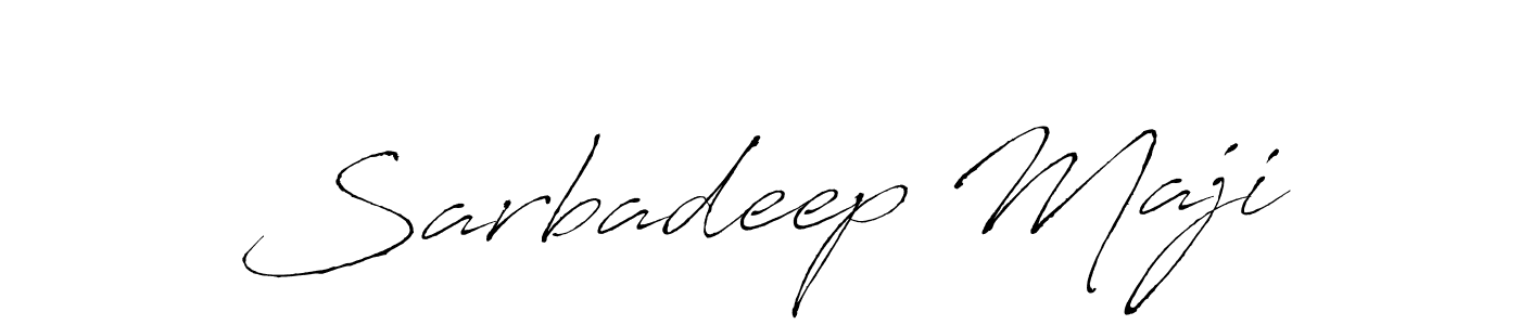You should practise on your own different ways (Antro_Vectra) to write your name (Sarbadeep Maji) in signature. don't let someone else do it for you. Sarbadeep Maji signature style 6 images and pictures png