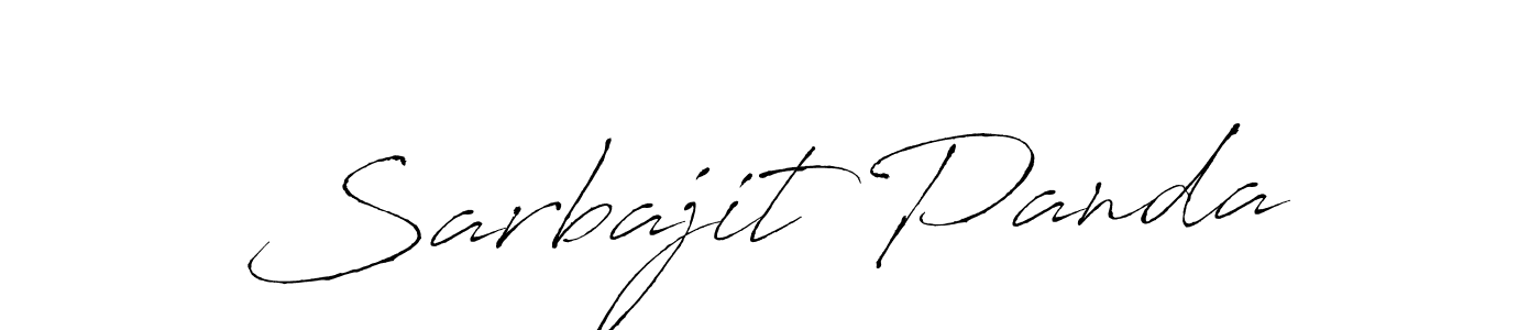 Design your own signature with our free online signature maker. With this signature software, you can create a handwritten (Antro_Vectra) signature for name Sarbajit Panda. Sarbajit Panda signature style 6 images and pictures png