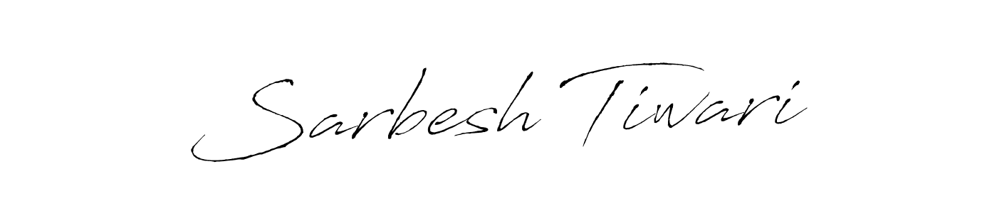 Create a beautiful signature design for name Sarbesh Tiwari. With this signature (Antro_Vectra) fonts, you can make a handwritten signature for free. Sarbesh Tiwari signature style 6 images and pictures png