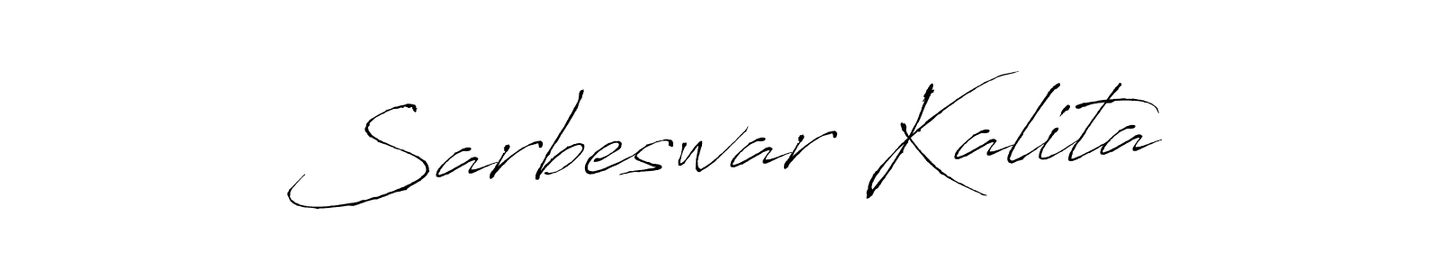 How to make Sarbeswar Kalita name signature. Use Antro_Vectra style for creating short signs online. This is the latest handwritten sign. Sarbeswar Kalita signature style 6 images and pictures png