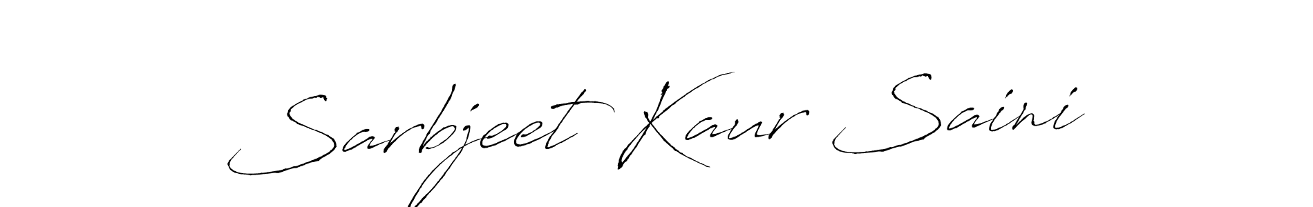 Use a signature maker to create a handwritten signature online. With this signature software, you can design (Antro_Vectra) your own signature for name Sarbjeet Kaur Saini. Sarbjeet Kaur Saini signature style 6 images and pictures png