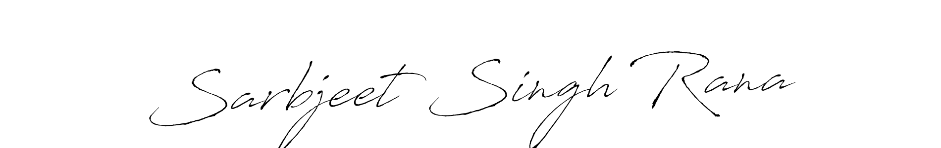 The best way (Antro_Vectra) to make a short signature is to pick only two or three words in your name. The name Sarbjeet Singh Rana include a total of six letters. For converting this name. Sarbjeet Singh Rana signature style 6 images and pictures png