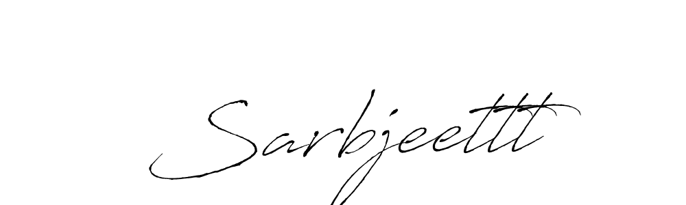 Also we have Sarbjeettt name is the best signature style. Create professional handwritten signature collection using Antro_Vectra autograph style. Sarbjeettt signature style 6 images and pictures png