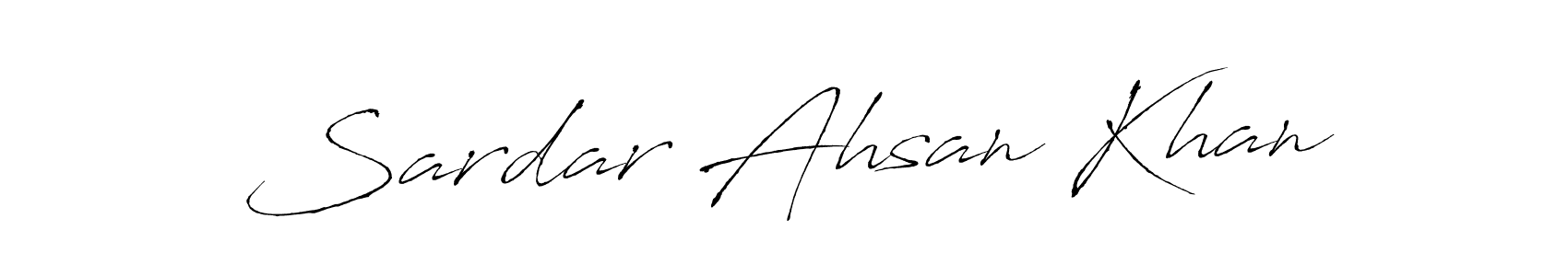 This is the best signature style for the Sardar Ahsan Khan name. Also you like these signature font (Antro_Vectra). Mix name signature. Sardar Ahsan Khan signature style 6 images and pictures png