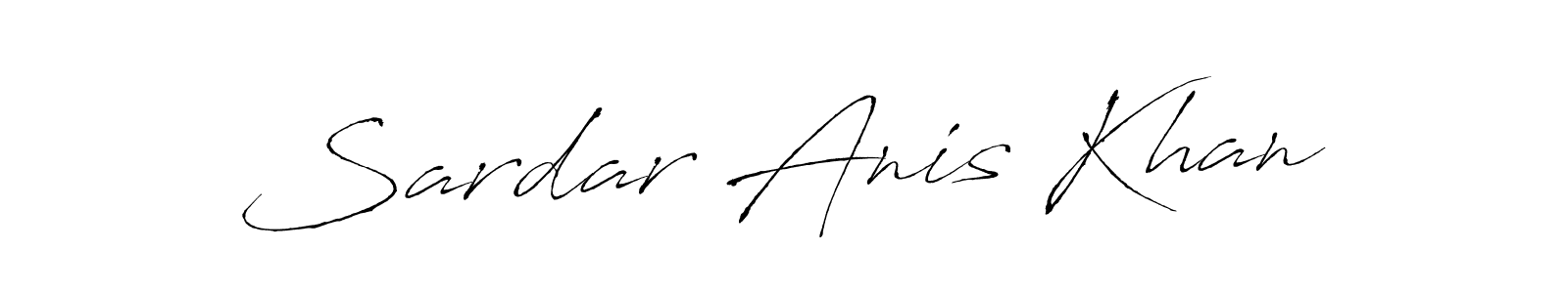 Also we have Sardar Anis Khan name is the best signature style. Create professional handwritten signature collection using Antro_Vectra autograph style. Sardar Anis Khan signature style 6 images and pictures png