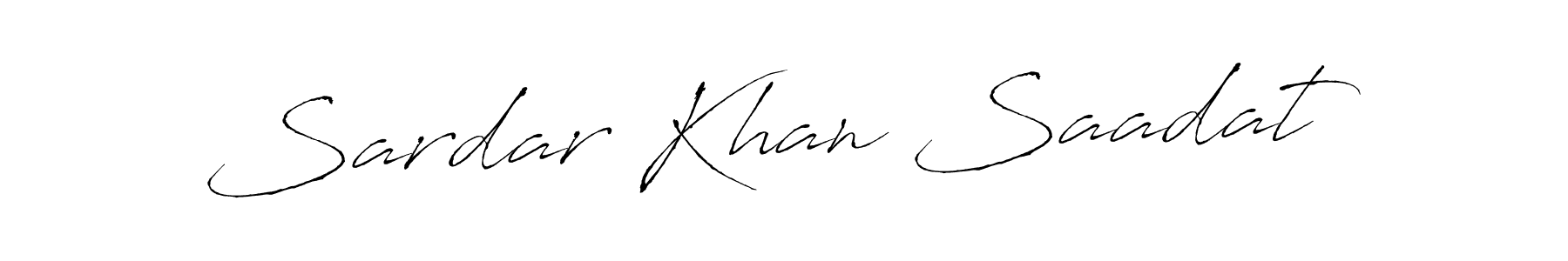 Create a beautiful signature design for name Sardar Khan Saadat. With this signature (Antro_Vectra) fonts, you can make a handwritten signature for free. Sardar Khan Saadat signature style 6 images and pictures png