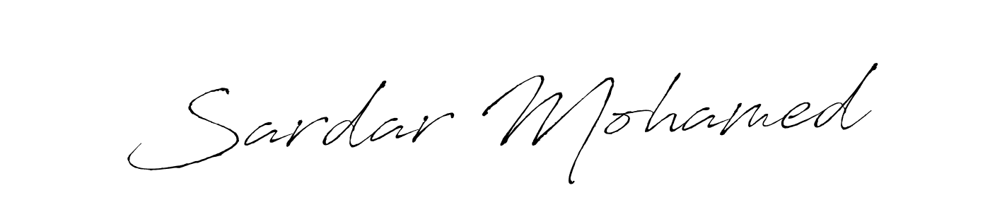 Use a signature maker to create a handwritten signature online. With this signature software, you can design (Antro_Vectra) your own signature for name Sardar Mohamed. Sardar Mohamed signature style 6 images and pictures png