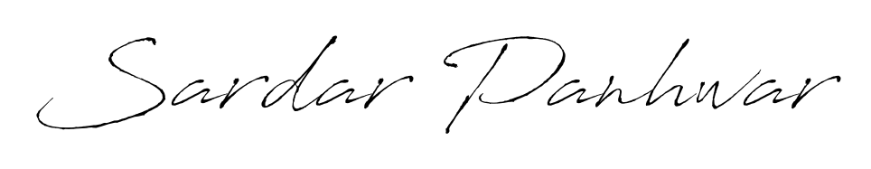 Transform the name Sardar Panhwar into a signature masterpiece using Antro_Vectra font. Ideal for photographers, artists, and creators looking for watermarks. Sardar Panhwar signature style 6 images and pictures png