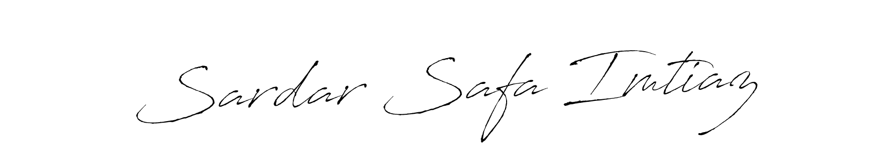 Sardar Safa Imtiaz stylish signature style. Best Handwritten Sign (Antro_Vectra) for my name. Handwritten Signature Collection Ideas for my name Sardar Safa Imtiaz. Sardar Safa Imtiaz signature style 6 images and pictures png