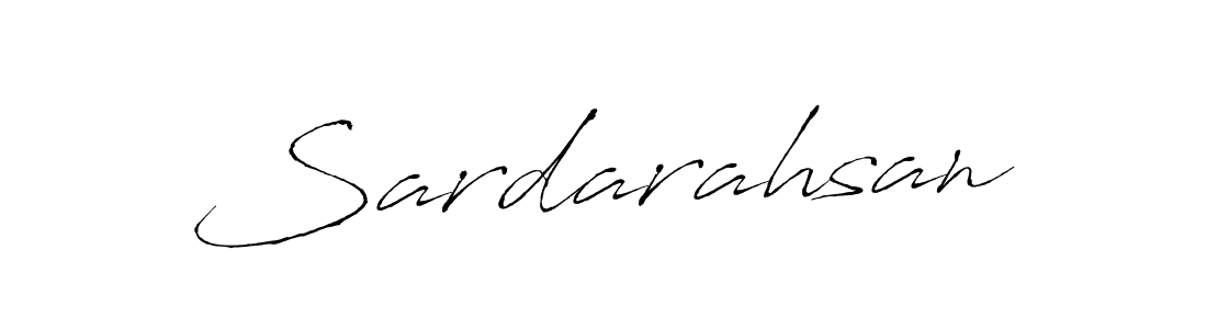 Make a beautiful signature design for name Sardarahsan. With this signature (Antro_Vectra) style, you can create a handwritten signature for free. Sardarahsan signature style 6 images and pictures png