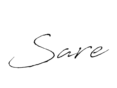 Sare stylish signature style. Best Handwritten Sign (Antro_Vectra) for my name. Handwritten Signature Collection Ideas for my name Sare. Sare signature style 6 images and pictures png