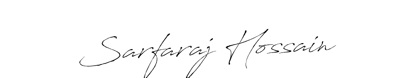 How to make Sarfaraj Hossain signature? Antro_Vectra is a professional autograph style. Create handwritten signature for Sarfaraj Hossain name. Sarfaraj Hossain signature style 6 images and pictures png