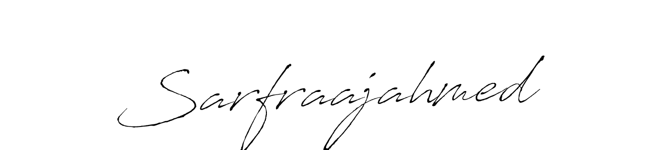 Design your own signature with our free online signature maker. With this signature software, you can create a handwritten (Antro_Vectra) signature for name Sarfraajahmed. Sarfraajahmed signature style 6 images and pictures png