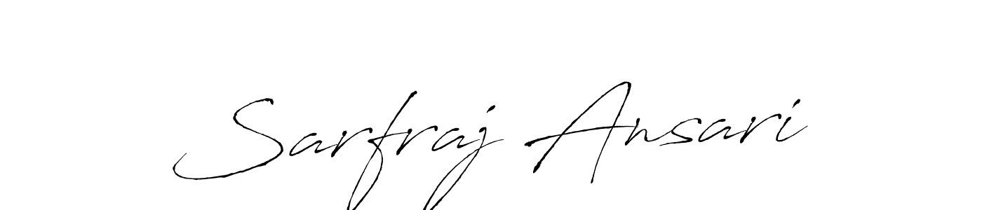 The best way (Antro_Vectra) to make a short signature is to pick only two or three words in your name. The name Sarfraj Ansari include a total of six letters. For converting this name. Sarfraj Ansari signature style 6 images and pictures png