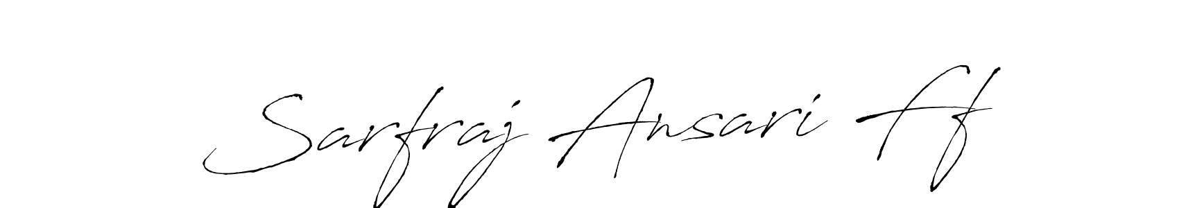 The best way (Antro_Vectra) to make a short signature is to pick only two or three words in your name. The name Sarfraj Ansari Ff include a total of six letters. For converting this name. Sarfraj Ansari Ff signature style 6 images and pictures png