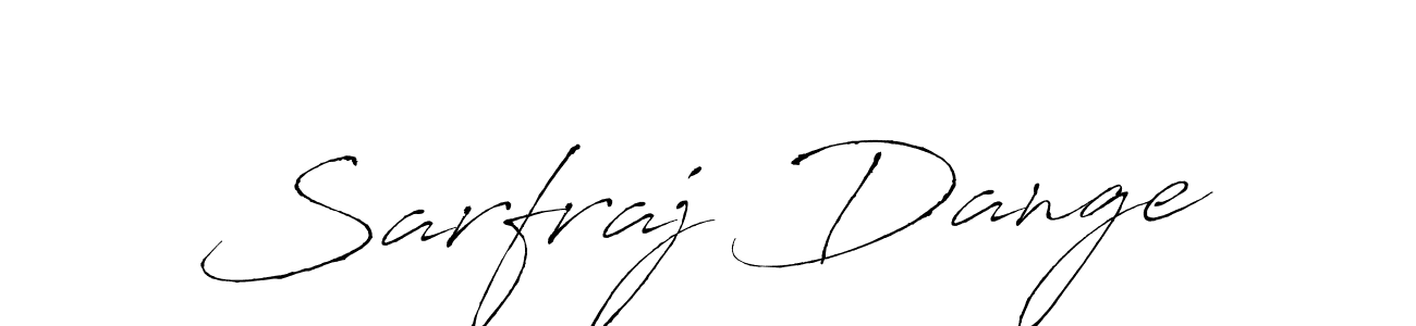 The best way (Antro_Vectra) to make a short signature is to pick only two or three words in your name. The name Sarfraj Dange include a total of six letters. For converting this name. Sarfraj Dange signature style 6 images and pictures png