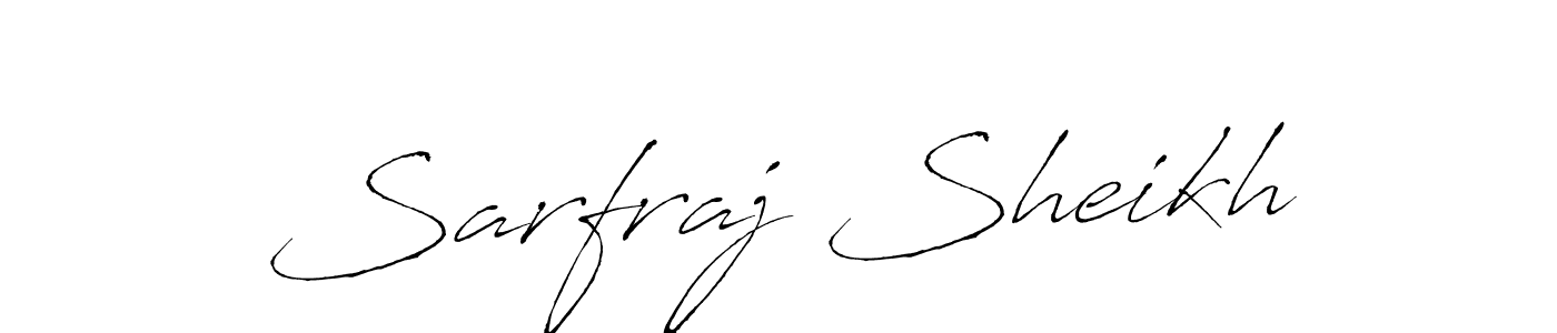 Antro_Vectra is a professional signature style that is perfect for those who want to add a touch of class to their signature. It is also a great choice for those who want to make their signature more unique. Get Sarfraj Sheikh name to fancy signature for free. Sarfraj Sheikh signature style 6 images and pictures png