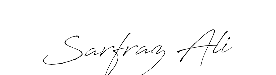 Sarfraz Ali stylish signature style. Best Handwritten Sign (Antro_Vectra) for my name. Handwritten Signature Collection Ideas for my name Sarfraz Ali. Sarfraz Ali signature style 6 images and pictures png