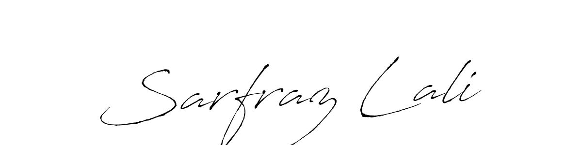 Use a signature maker to create a handwritten signature online. With this signature software, you can design (Antro_Vectra) your own signature for name Sarfraz Lali. Sarfraz Lali signature style 6 images and pictures png