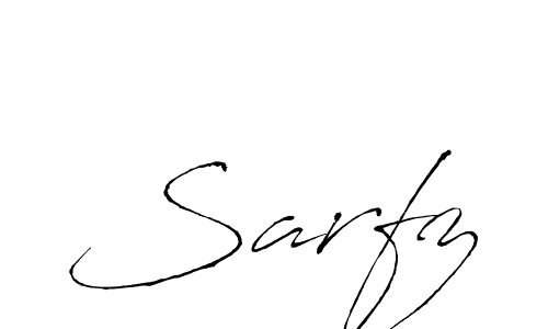 Also You can easily find your signature by using the search form. We will create Sarfz name handwritten signature images for you free of cost using Antro_Vectra sign style. Sarfz signature style 6 images and pictures png