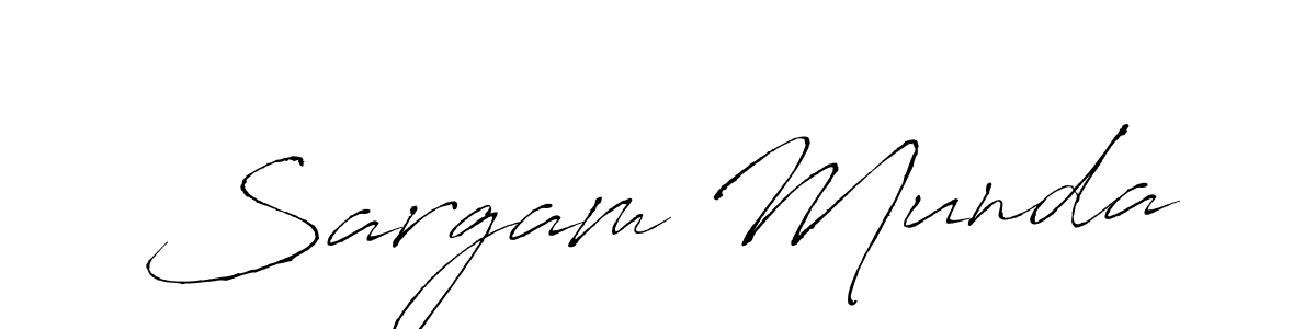 This is the best signature style for the Sargam Munda name. Also you like these signature font (Antro_Vectra). Mix name signature. Sargam Munda signature style 6 images and pictures png