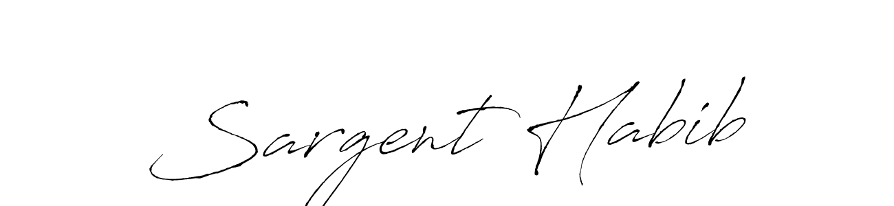 if you are searching for the best signature style for your name Sargent Habib. so please give up your signature search. here we have designed multiple signature styles  using Antro_Vectra. Sargent Habib signature style 6 images and pictures png