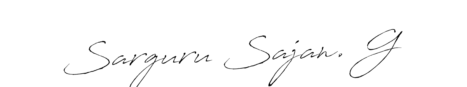 Make a beautiful signature design for name Sarguru Sajan. G. Use this online signature maker to create a handwritten signature for free. Sarguru Sajan. G signature style 6 images and pictures png