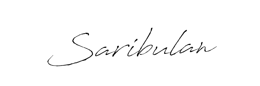 Make a beautiful signature design for name Saribulan. With this signature (Antro_Vectra) style, you can create a handwritten signature for free. Saribulan signature style 6 images and pictures png