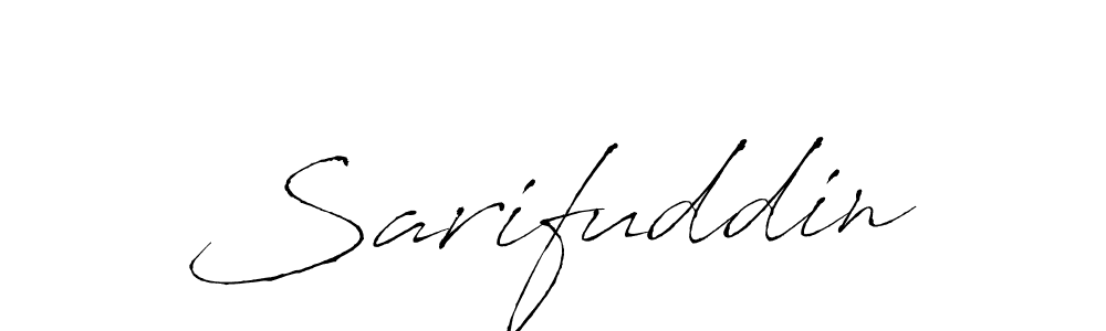 Also we have Sarifuddin name is the best signature style. Create professional handwritten signature collection using Antro_Vectra autograph style. Sarifuddin signature style 6 images and pictures png