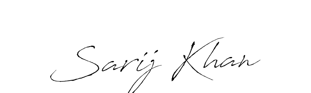 This is the best signature style for the Sarij Khan name. Also you like these signature font (Antro_Vectra). Mix name signature. Sarij Khan signature style 6 images and pictures png