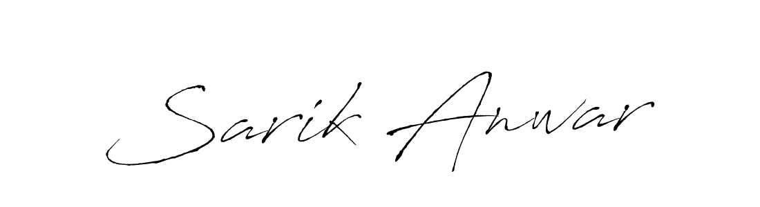 How to Draw Sarik Anwar signature style? Antro_Vectra is a latest design signature styles for name Sarik Anwar. Sarik Anwar signature style 6 images and pictures png