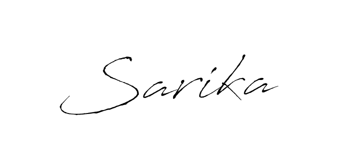 How to make Sarika  name signature. Use Antro_Vectra style for creating short signs online. This is the latest handwritten sign. Sarika  signature style 6 images and pictures png