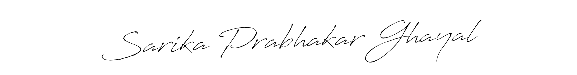 This is the best signature style for the Sarika Prabhakar Ghayal name. Also you like these signature font (Antro_Vectra). Mix name signature. Sarika Prabhakar Ghayal signature style 6 images and pictures png