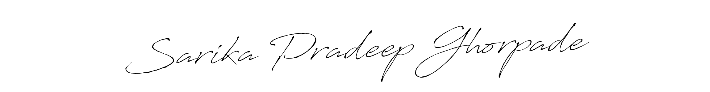 It looks lik you need a new signature style for name Sarika Pradeep Ghorpade. Design unique handwritten (Antro_Vectra) signature with our free signature maker in just a few clicks. Sarika Pradeep Ghorpade signature style 6 images and pictures png