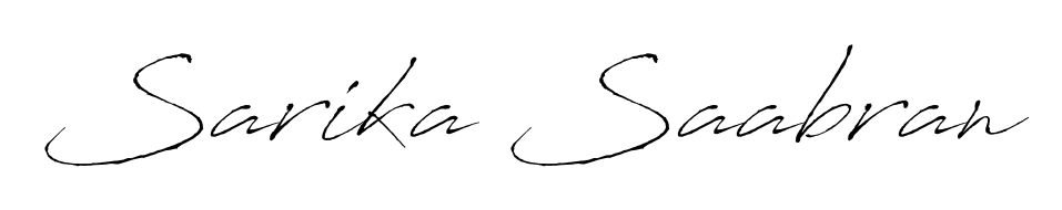 Design your own signature with our free online signature maker. With this signature software, you can create a handwritten (Antro_Vectra) signature for name Sarika Saabran. Sarika Saabran signature style 6 images and pictures png