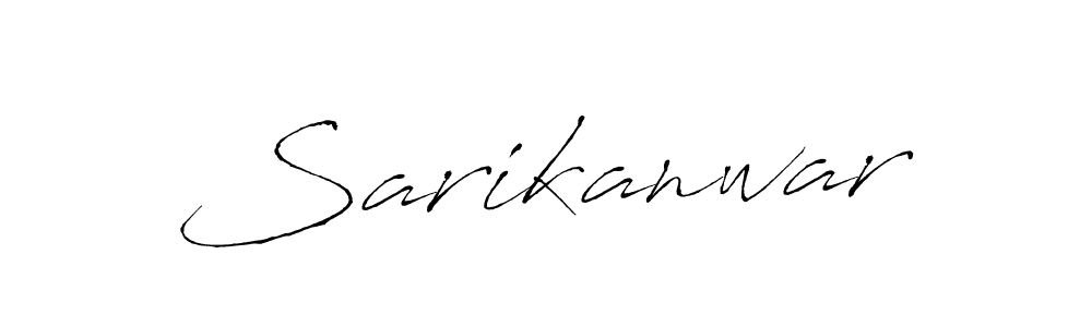 You should practise on your own different ways (Antro_Vectra) to write your name (Sarikanwar) in signature. don't let someone else do it for you. Sarikanwar signature style 6 images and pictures png