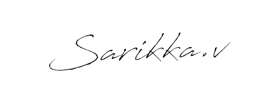 Once you've used our free online signature maker to create your best signature Antro_Vectra style, it's time to enjoy all of the benefits that Sarikka.v name signing documents. Sarikka.v signature style 6 images and pictures png